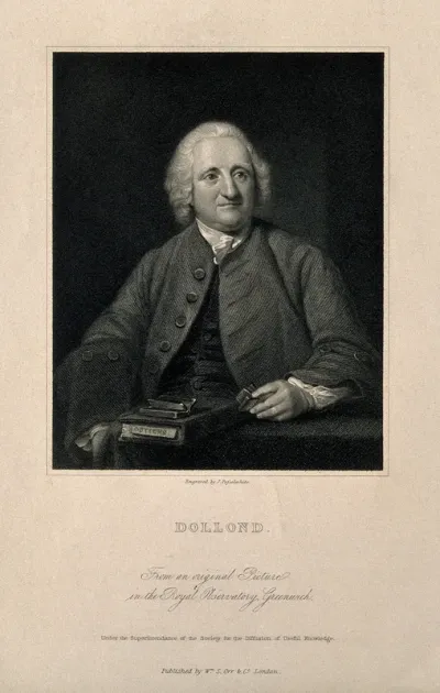 John Dollond. Stipple engraving by J. Posselwhite after B. Wilson