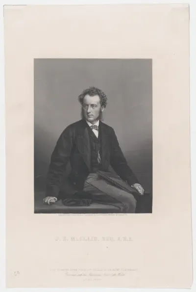 John Everett Millais, Esq., A.R.A., from "Illustrated News of the World"