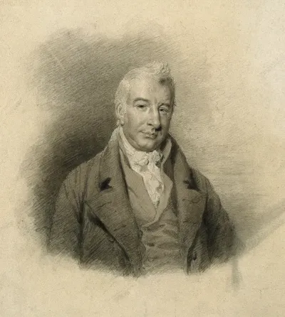 John Ferriar. Pencil drawing with wash by T. Stothard