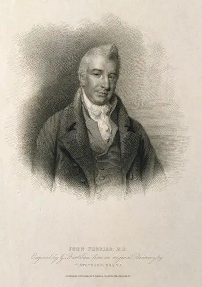 John Ferriar. Stipple engraving by G. Bartolozzi, 1815, after T. Stothard