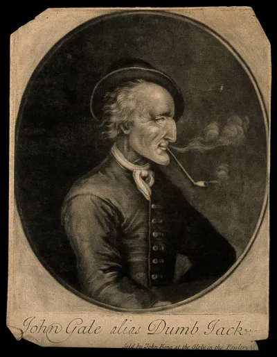 John Gale, known as Dumb Jack, a deaf mute man