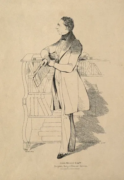 John Grant. Wood engraving by C. Grant, 1838