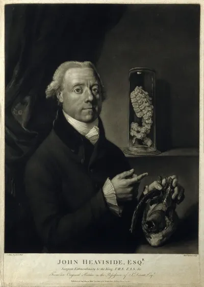 John Heaviside. Mezzotint by R. Earlom, 1803, after J. Zoffany