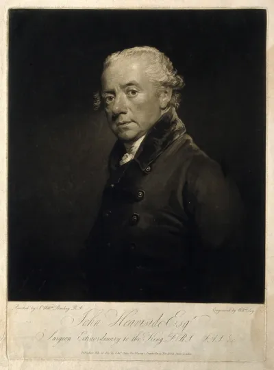 John Heaviside. Mezzotint by W. Say, 1803, after Sir W. Beechey