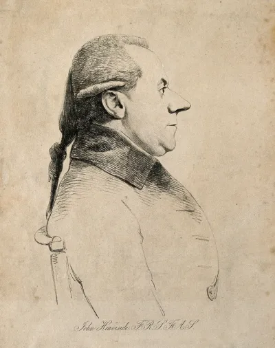 John Heaviside. Soft-ground etching by W. Daniell after G. Dance