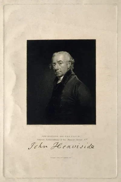 John Heaviside. Stipple engraving by J. Cochran, 1847, after Sir W. Beechey