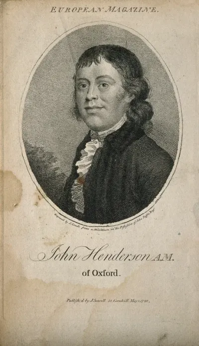 John Henderson. Stipple engraving by J. Condé, 1792