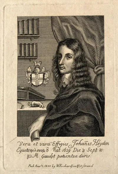 John Heydon. Line engraving, 1800