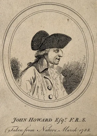 John Howard. Etching, 1788