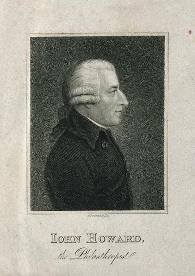 John Howard. Stipple engraving by S. Freeman, after T. Holloway
