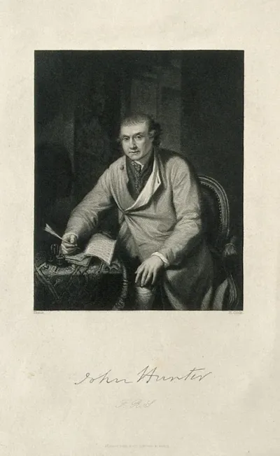John Hunter. Stipple engraving by H. Cook after R. Home