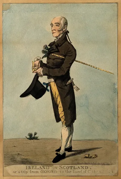 John Ireland. Coloured etching by Robert Dighton, 1807