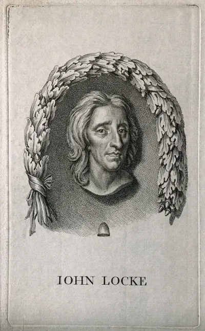 John Locke. Etching by F. Bartolozzi after G. B. Cipriani, 1765
