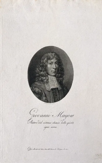 John Mayow. Line engraving by A. Gajani, 1815