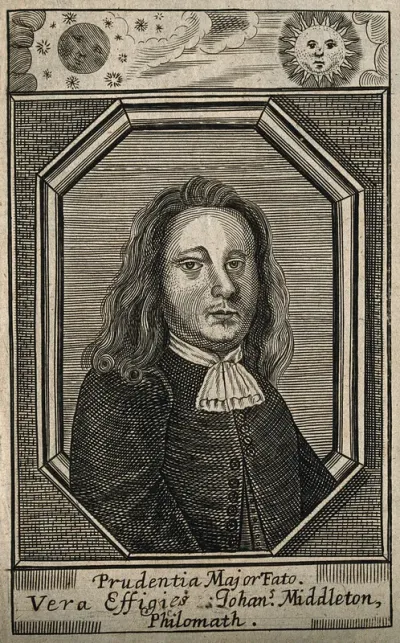 John Middleton. Line engraving, 1679