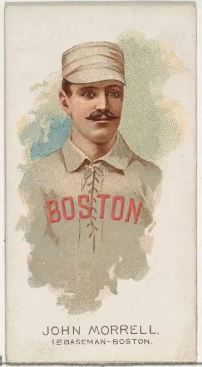 John Morrell, Baseball Player, 1st Baseman, Boston, from World's Champions, Series 2 (N29) for Allen & Ginter Cigarettes
