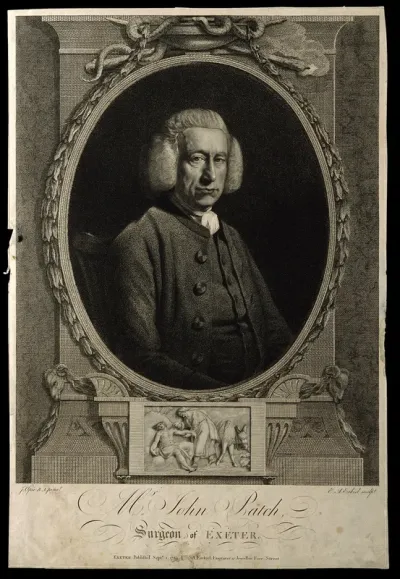 John Patch. Engraving by E. A. Ezekiel, 1789, after J. Opie