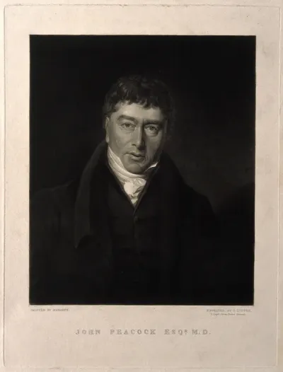 John Peacock. Mezzotint by T. Lupton after J. Meggett
