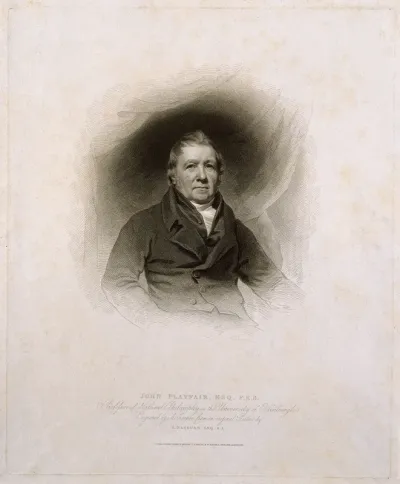 John Playfair. Stipple engraving by R. Cooper, 1816, after H. Raeburn