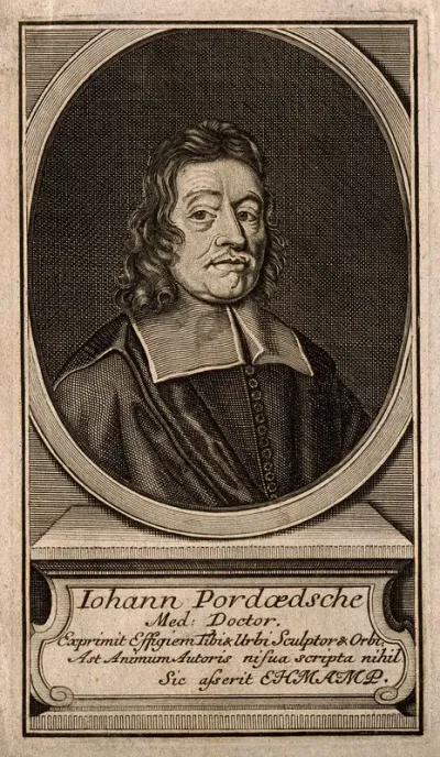 John Pordage. Line engraving after W. Faithorne