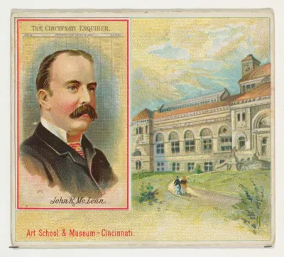 John R. McLean, The Cincinnati Enquirer, from the American Editors series (N35) for Allen & Ginter Cigarettes