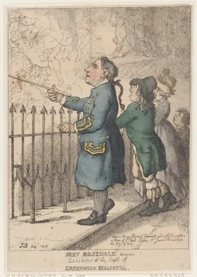 John Rosedale Mariner, Exhibitor at the Hall of Greenwich Hospital