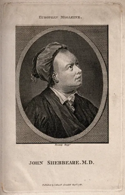 John Shebbeare. Line engraving by W. Bromley, 1788