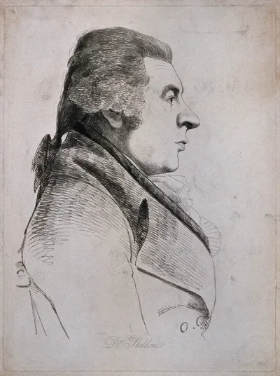 John Sheldon. Soft-ground etching by W. Daniell after G. Dance, 1793