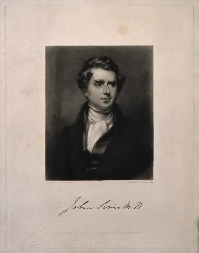 John Sims. Mezzotint by D. Lucas, 1839, after C. R. Leslie, 1824