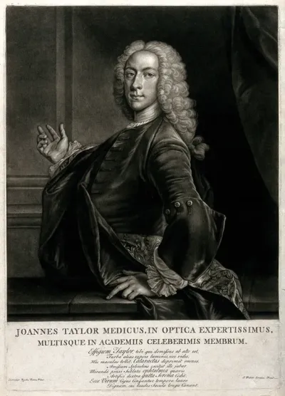 John Taylor. Mezzotint by J. Faber, junior, after P. Ryche