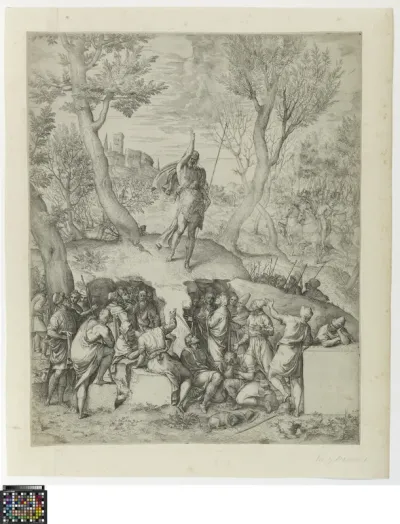 John the Baptist preaching