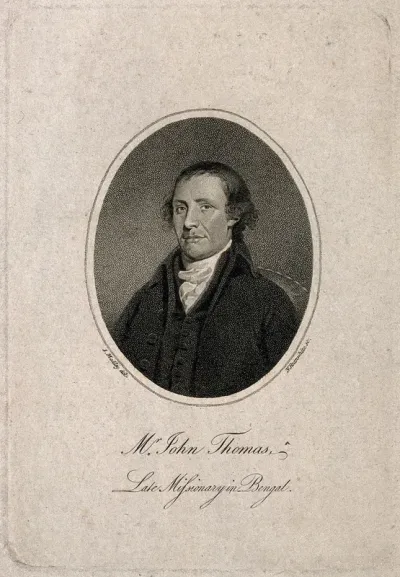 John Thomas. Stipple engraving by N. Branwhite after S. Medley