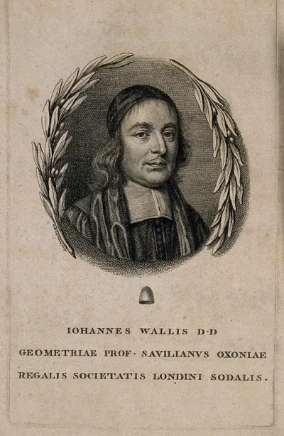 John Wallis. Line engraving by G. B. Cipriani