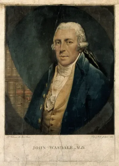 John Wasdale. Coloured mezzotint by E. Bell, 1797, after S. Williams