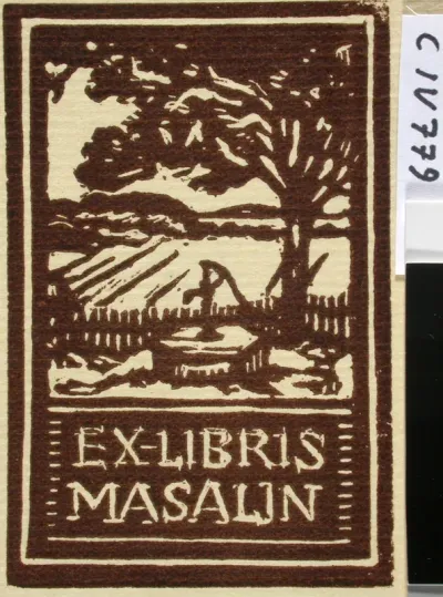 Johtaja Georg Masalinin exlibris
