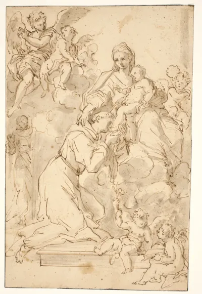 Jomfru Maria og barnet med den hellige Antonius af Padova
