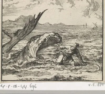 Jona uitgespuwd door de walvis