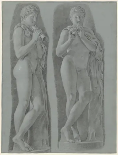 Jonge faunen in het Museo Capitolino te Rome