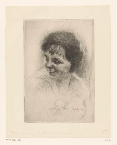 Jonge lachende vrouw
