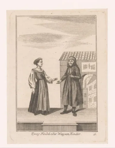 Jonge man en vrouw