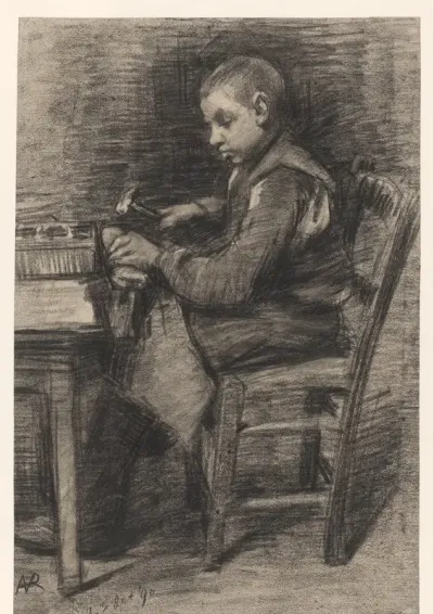 Jonge schoenmaker