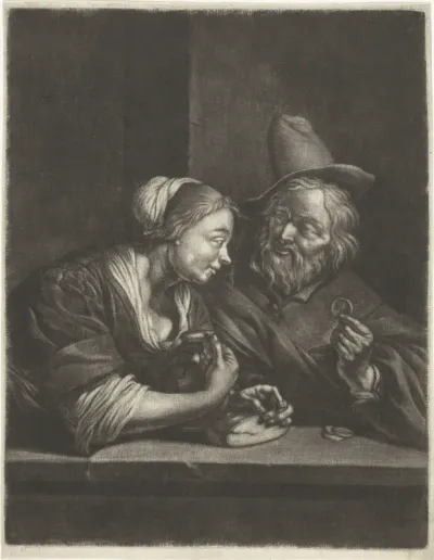 Jonge vrouw en oude man