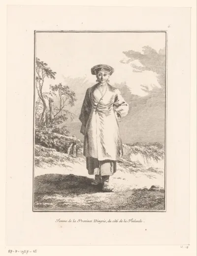 Jonge vrouw uit Ingermanland (Ingrië)