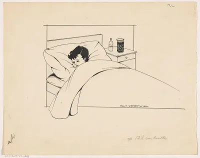 Jongen in bed