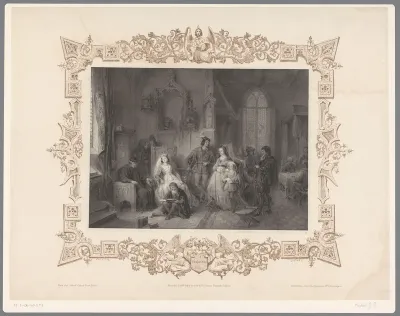 Jongen leest in gezelschap een manuscript