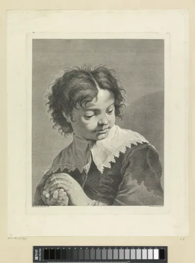 Jongen met bal in zijn handen