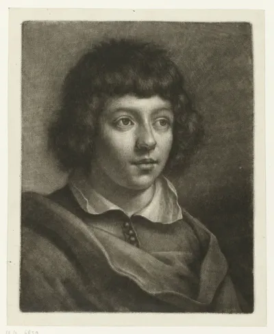Jongen met een gevouwen kraag