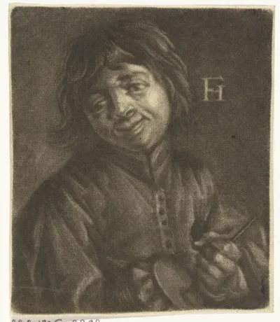 Jongen met een rommelpot