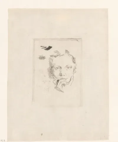 Jongenskop, schets