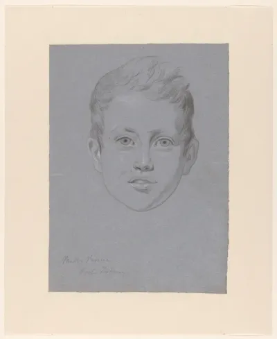 Jongensportret van Jan Philips François van der Vinne